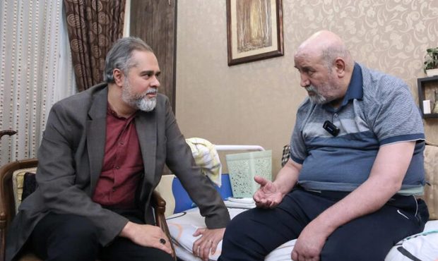 عیادت رئیس سازمان سینمایی از جمال شورجه عیادت رئیس سازمان سینمایی از جمال شورجه