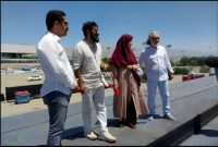 معاون امور هنری وزیر فرهنگ و ارشاد اسلامی در محل برگزاری فصل تازه کنسرت های علیرضا قربانی