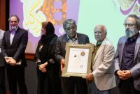 اهدا گواهینامه درجه یک هنری به سیروس الوند