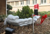 رونمایی از ۲ تندیس هنری در محوطه بنیاد رودکی