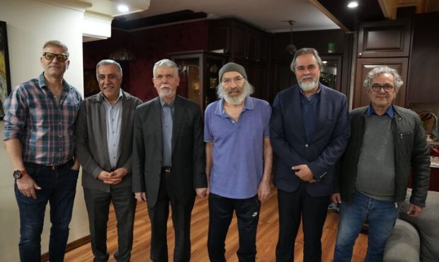 دیدار نوروزی وزیر ارشاد با کیانوش عیاری