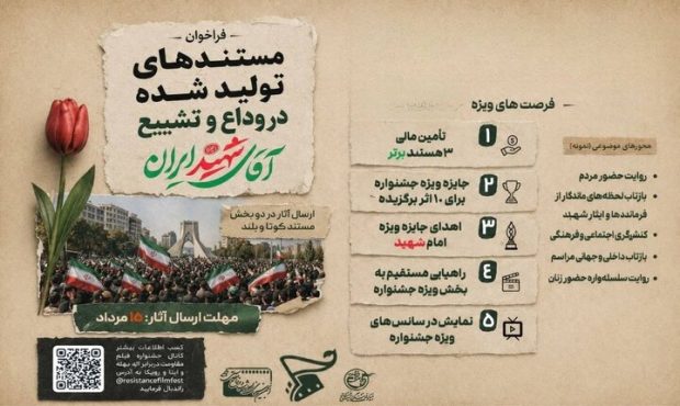 انتشار فراخوان ویژه جشنواره مقاومت برای مستندسازان انتشار فراخوان ویژه جشنواره مقاومت برای مستندسازان